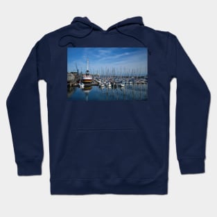 The Marina at South Harbour, Blyth, Northumberland Hoodie